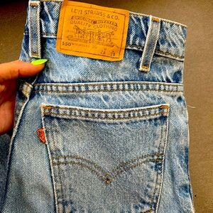 Vintage orange tag Levi’s..